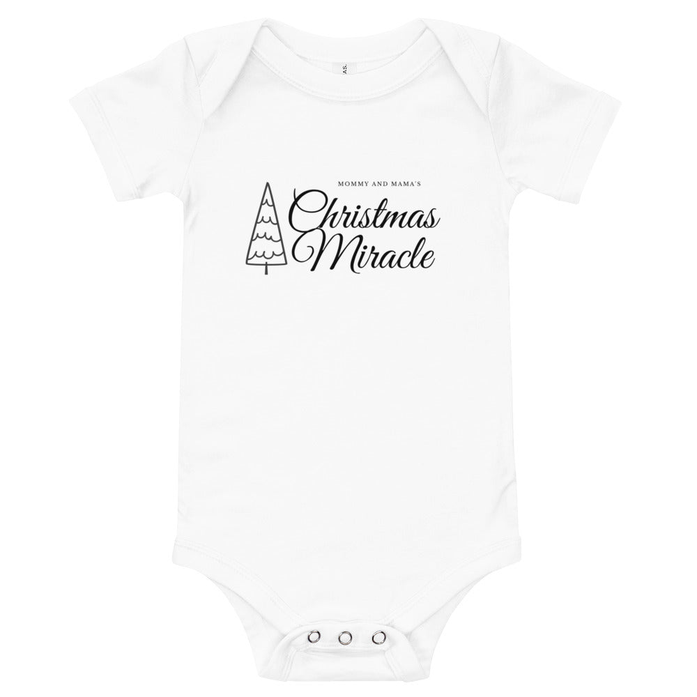 Mommy and Mama's Christmas Miracle Onesie