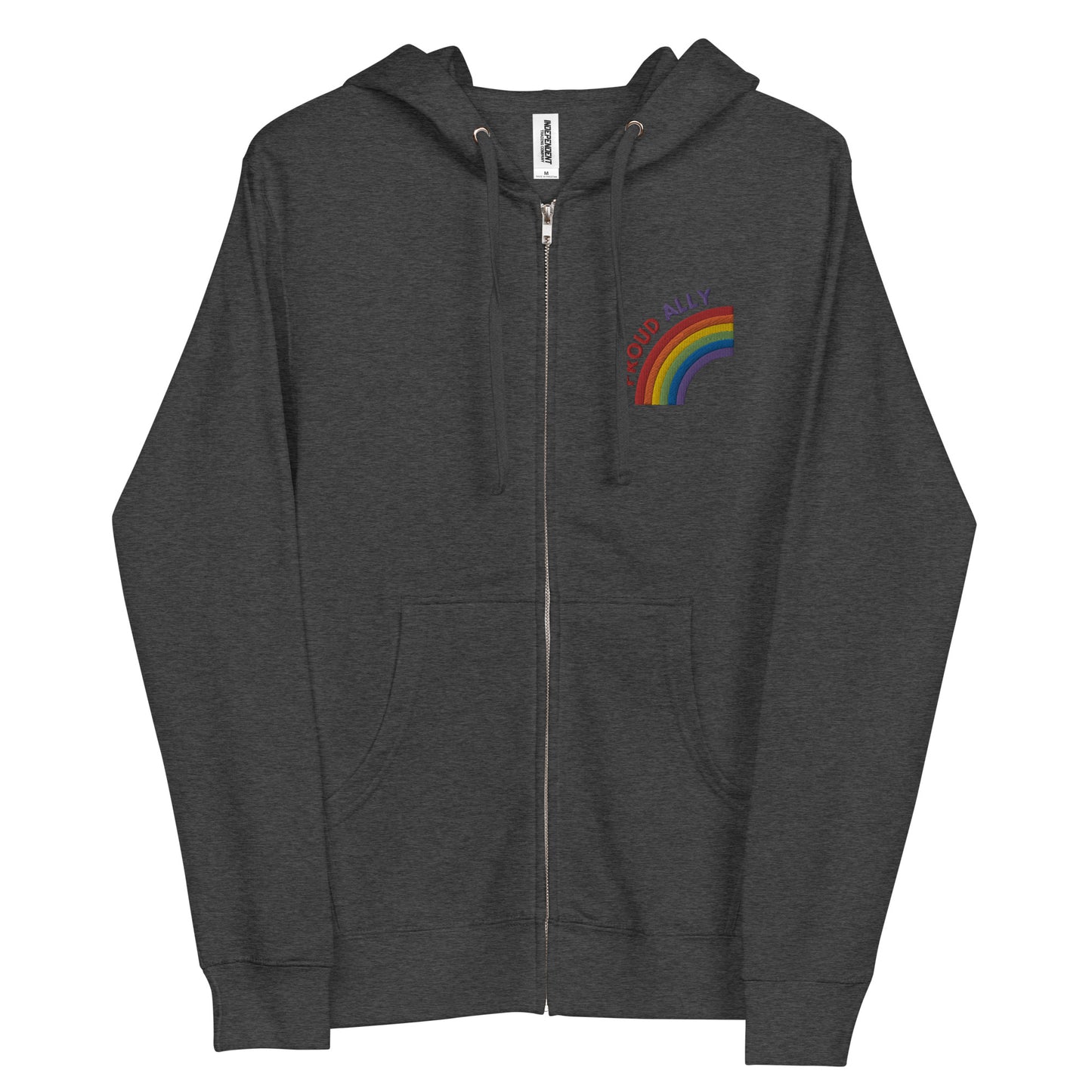 Proud Ally Zip-Up Hoodie