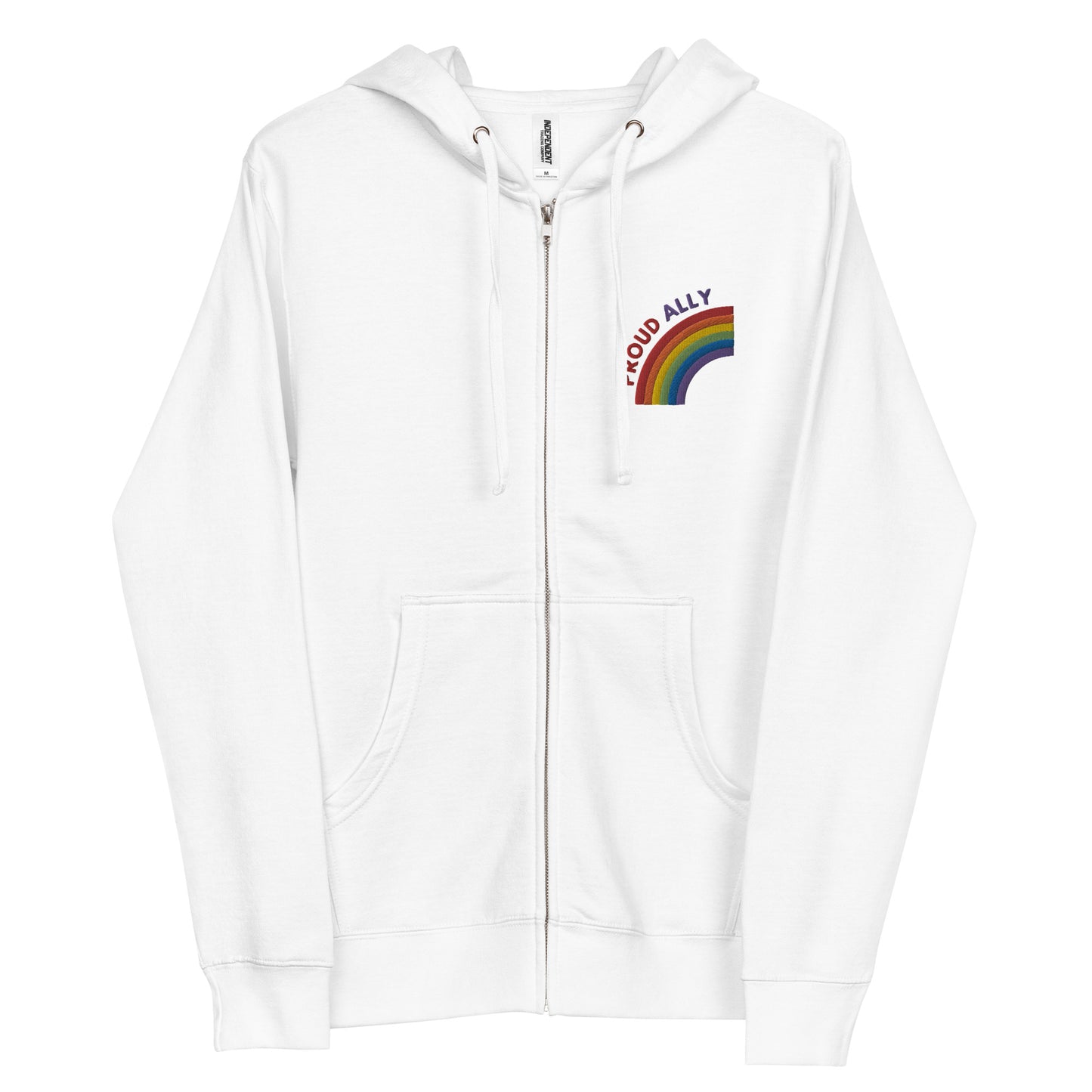 Proud Ally Zip-Up Hoodie