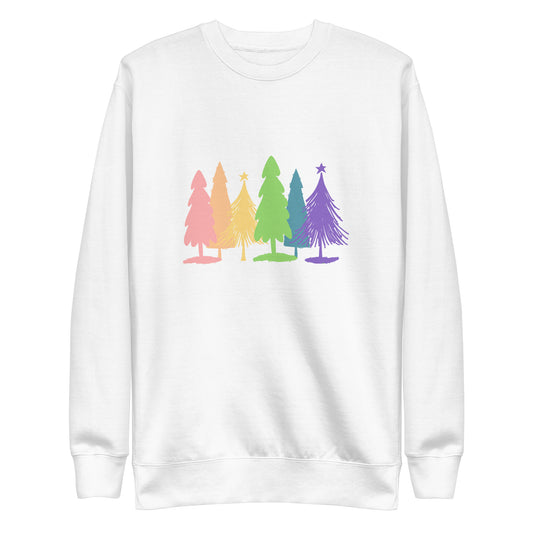 Rainbow Christmas Tree Sweatshirt