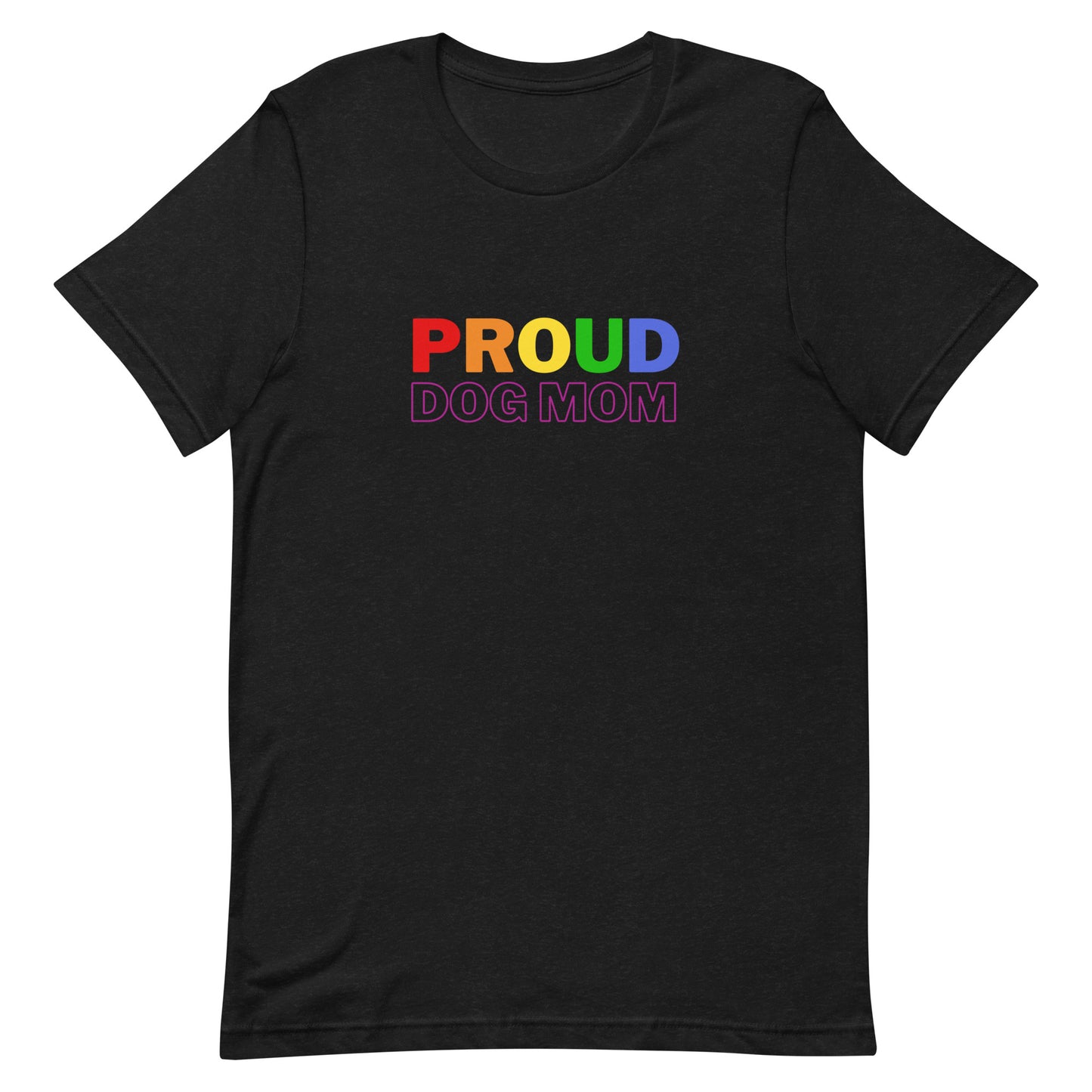 Proud Dog Mom Rainbow Shirt