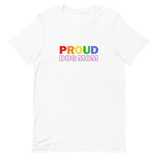 Proud Dog Mom Rainbow Shirt