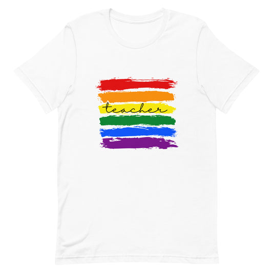 Rainbow Teacher Shirt