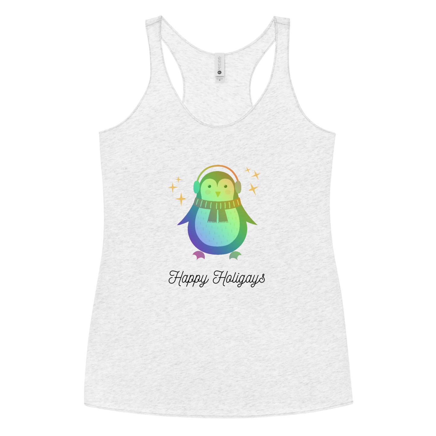 Happy Holigays Women's Racerback Tank