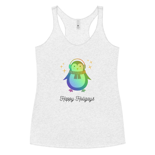 Happy Holigays Women's Racerback Tank